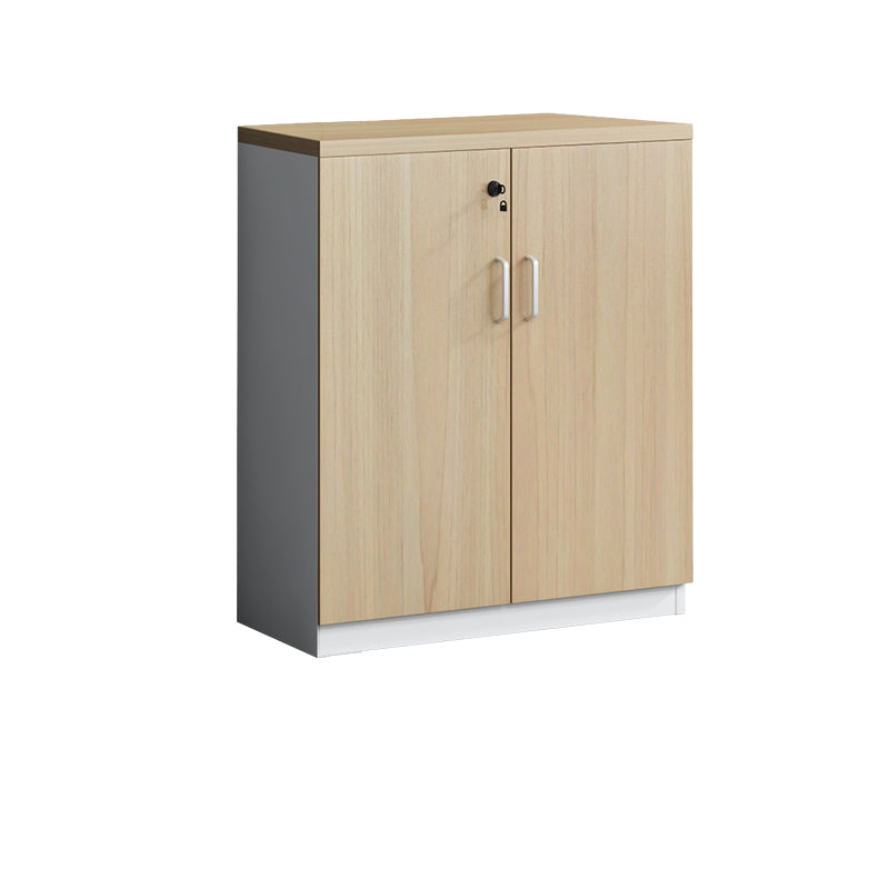 Nordic Style Filing Cabinet Wooden Frame Storage Lateral File Cabinet