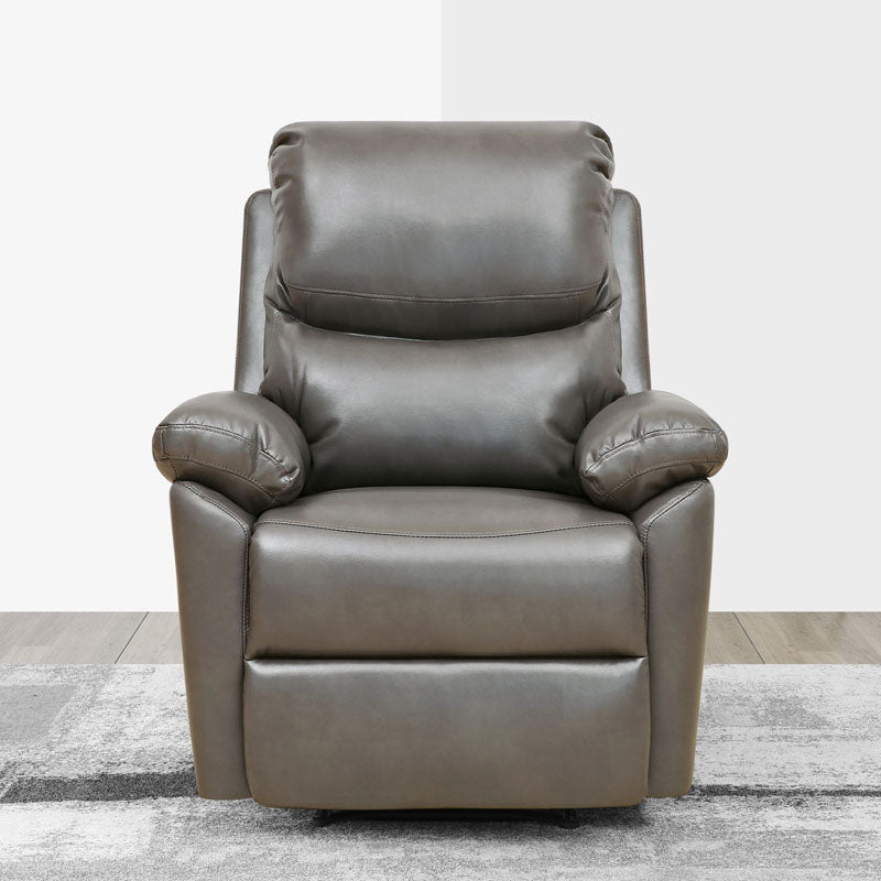 Contemporary Metal Frame Standard Recliner Solid Color Recliner Chair