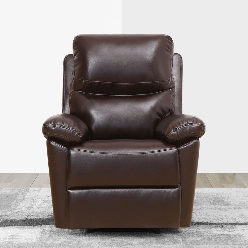 Contemporary Metal Frame Standard Recliner Solid Color Recliner Chair