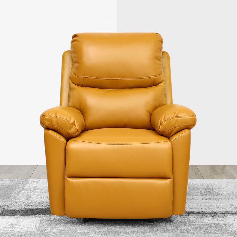 Contemporary Metal Frame Standard Recliner Solid Color Recliner Chair