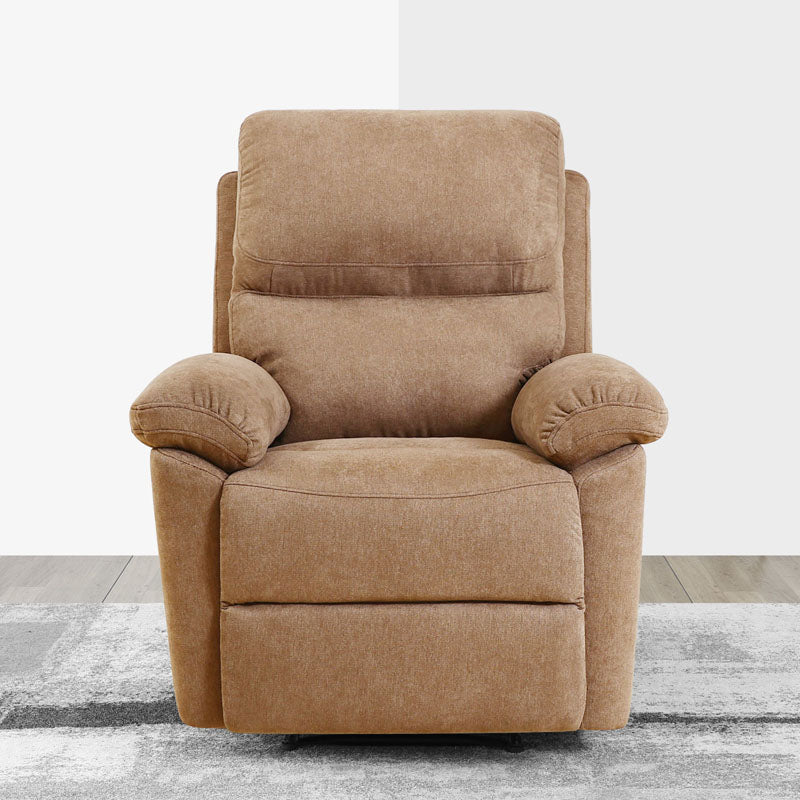 Contemporary Metal Frame Standard Recliner Solid Color Recliner Chair