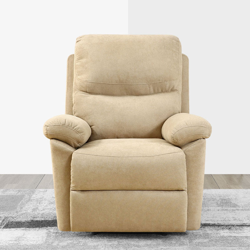 Contemporary Metal Frame Standard Recliner Solid Color Recliner Chair