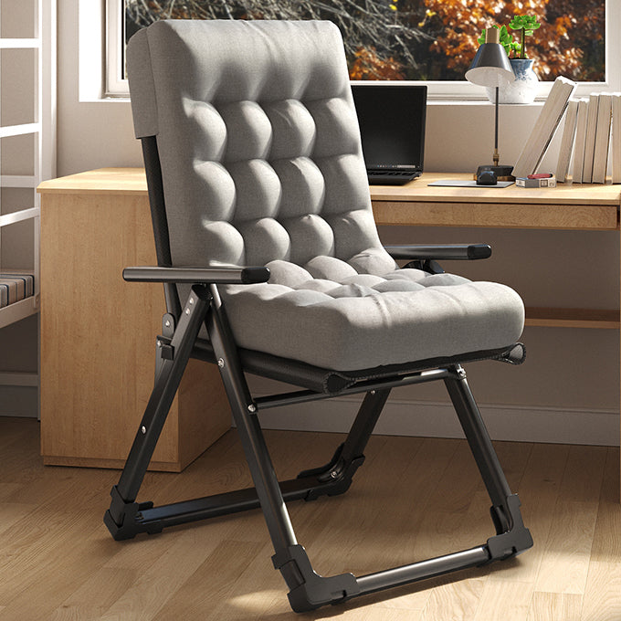 Modern Metal Frame Recliner Foldable Recliner Chair with Position Lock