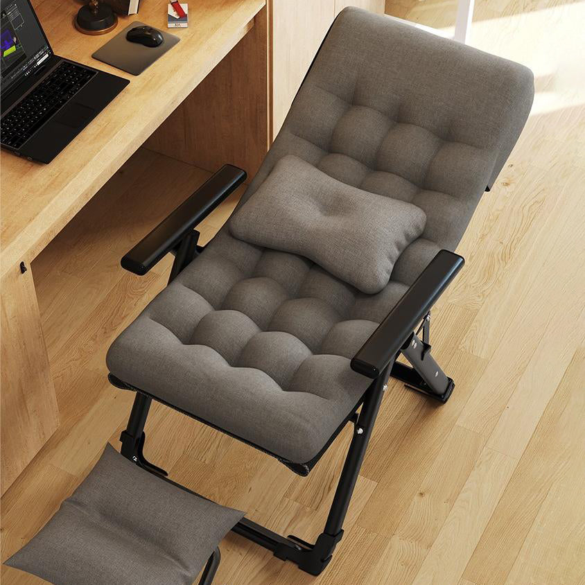 Modern Metal Frame Recliner Foldable Recliner Chair with Position Lock