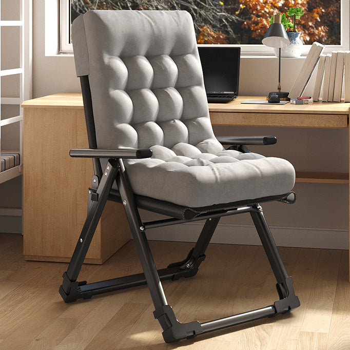 Modern Metal Frame Recliner Foldable Recliner Chair with Position Lock