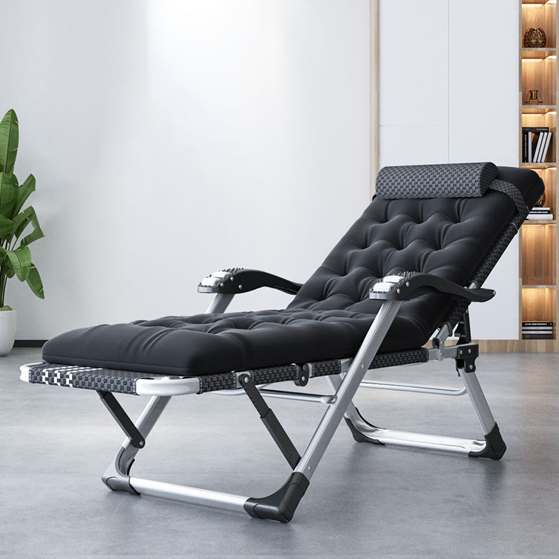 Modern Style Metal Frame Standard Recliner Foldable Recliner Chair