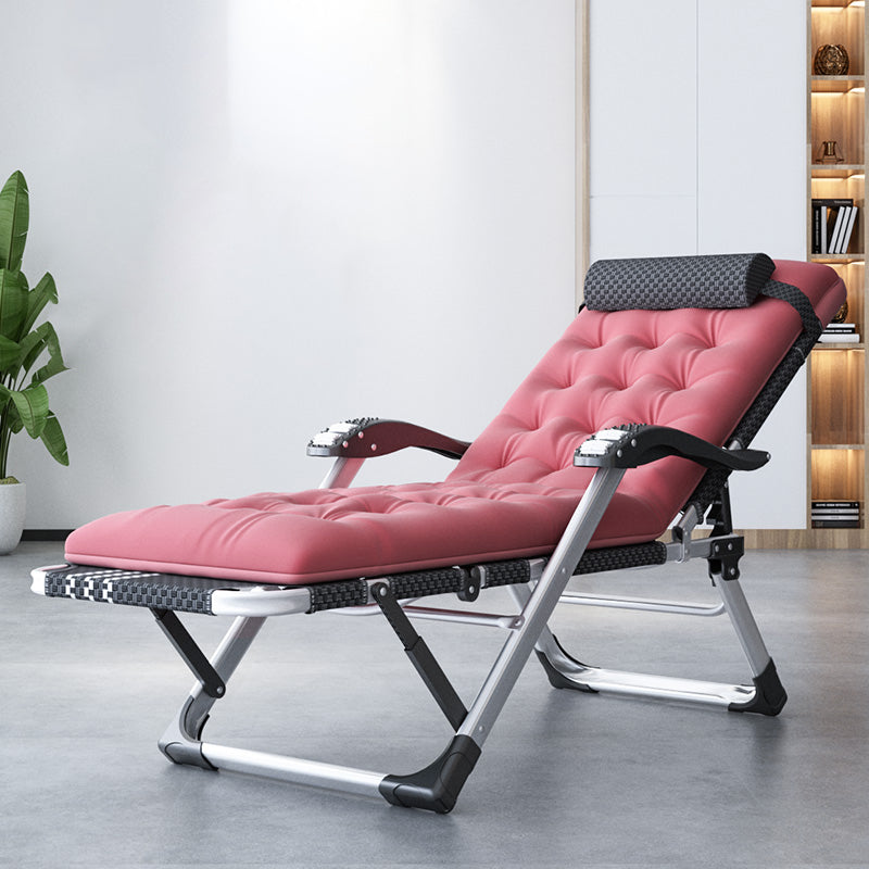 Modern Style Metal Frame Standard Recliner Foldable Recliner Chair