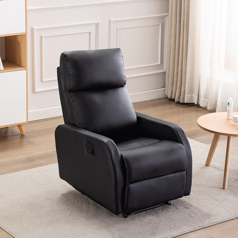 Manual-Lever Standard Recliner Modern Solid Color Recliner Chair