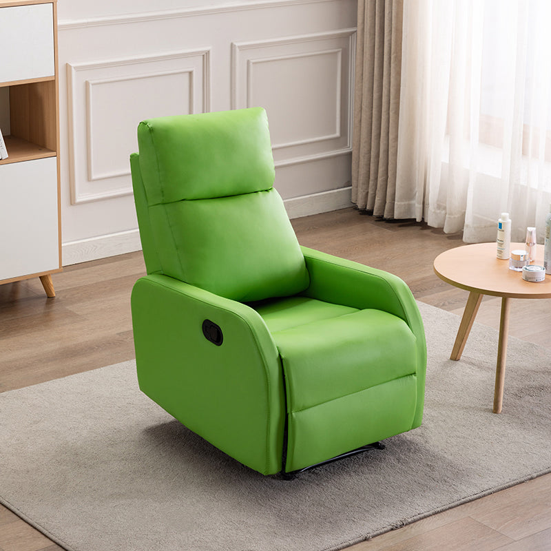 Manual-Lever Standard Recliner Modern Solid Color Recliner Chair