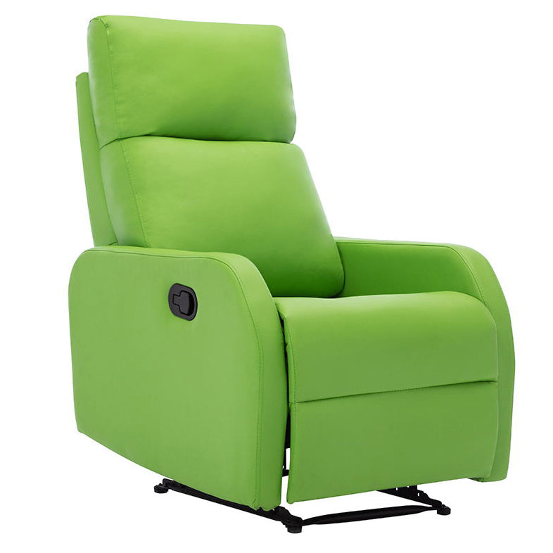 Manual-Lever Standard Recliner Modern Solid Color Recliner Chair