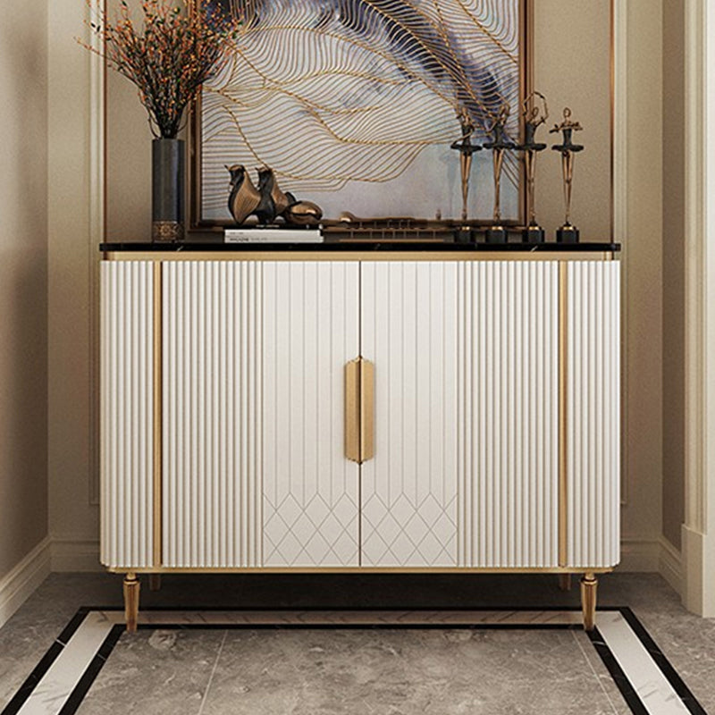 Contemporary Side Board Marble Sideboard Cabinet with Legs for Dining Room