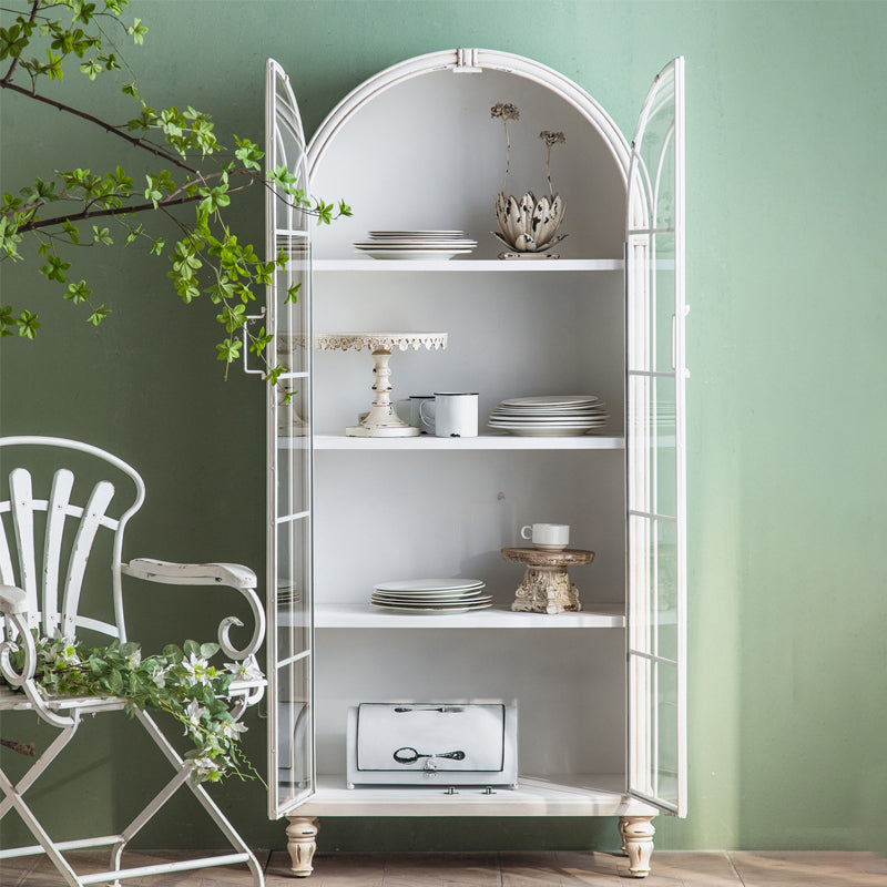 Contemporary Side Board Pine Sideboard Cabinet with Doors for Kitchen