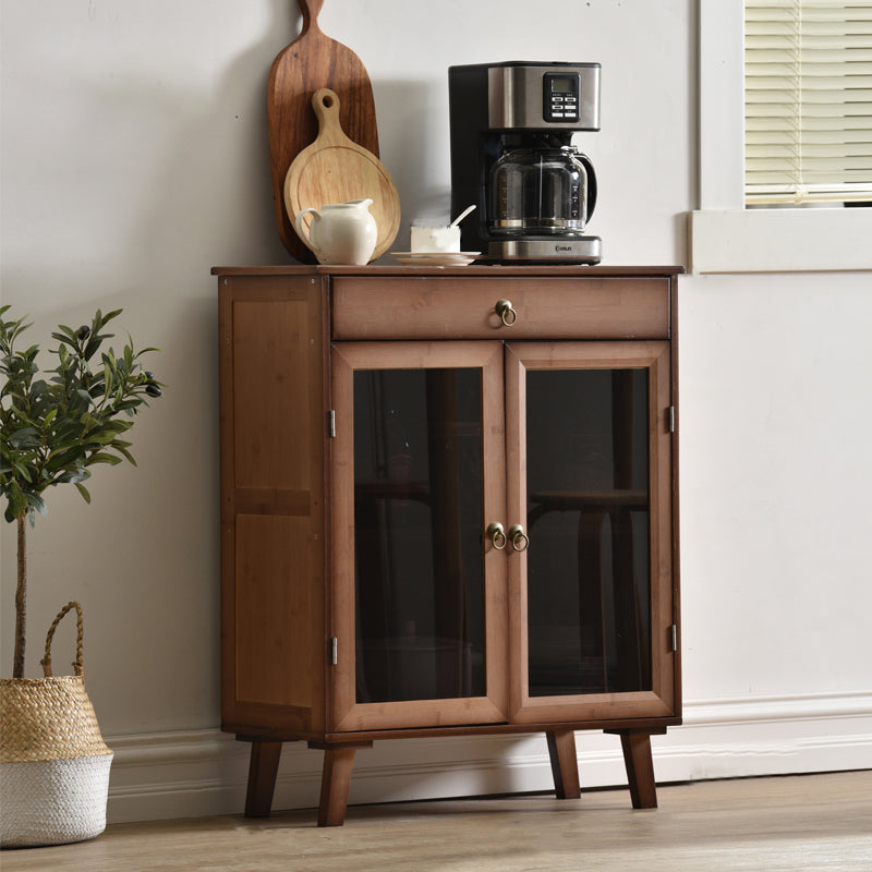 Contemporary Sideboard Table Bamboo Sideboard Cabinet for Kitchen