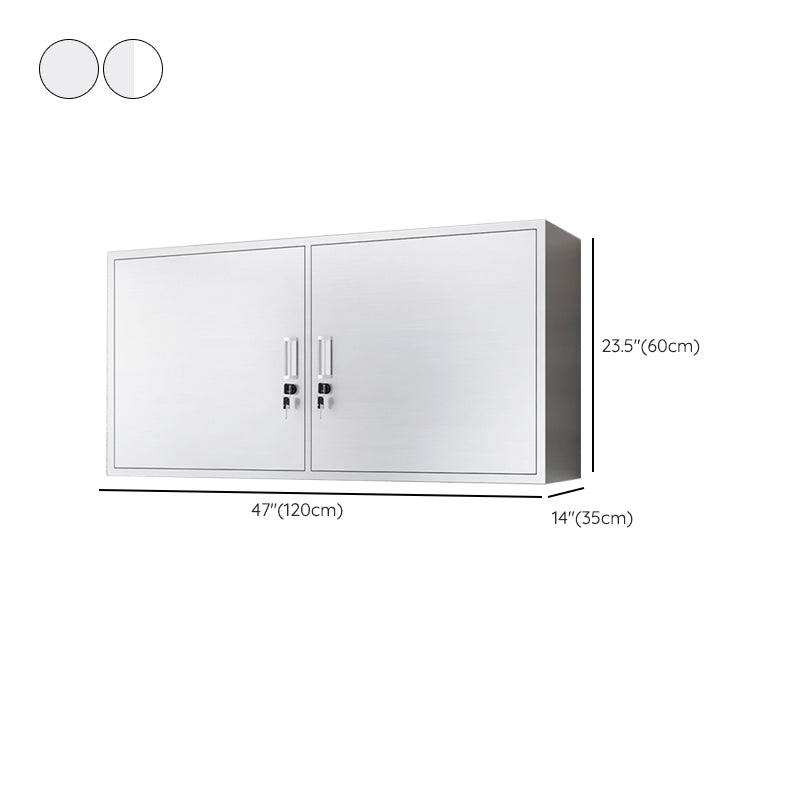 Contemporary Display Stand Stainless Steel Hutch Cabinet for Dining Room