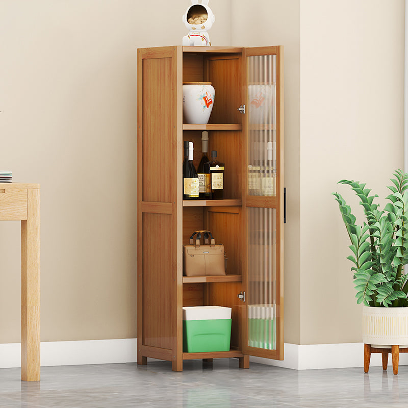 Contemporary Display Stand Bamboo Buffet Cabinet for Dining Room