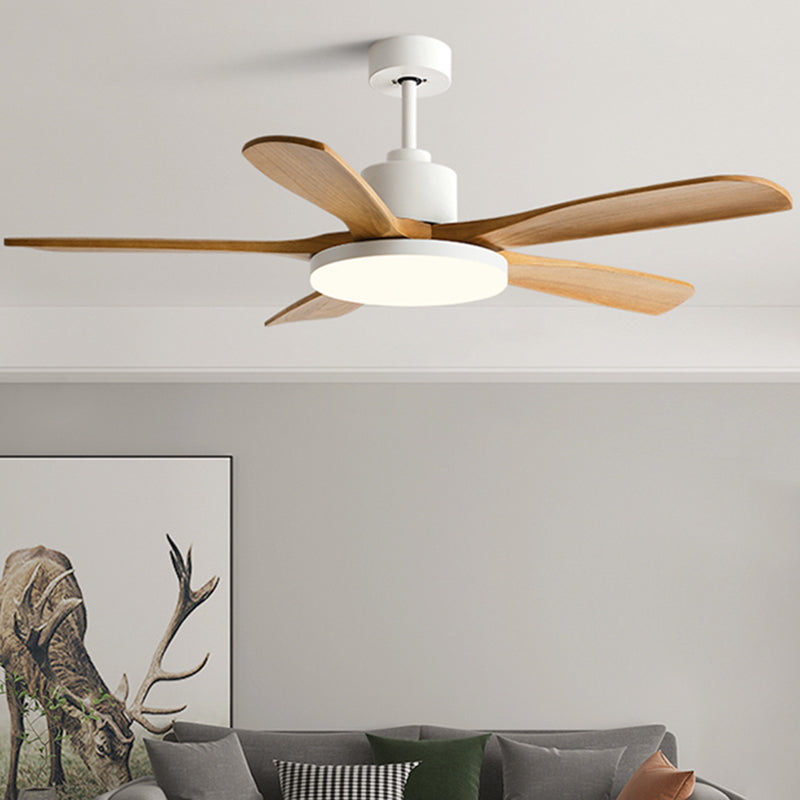 Metal Fan Shape Ceiling Fan Kid Style Single Light Ceiling Mount Fans Fixture