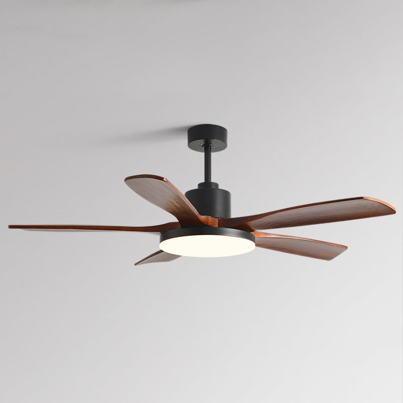 Metal Fan Shape Ceiling Fan Kid Style Single Light Ceiling Mount Fans Fixture