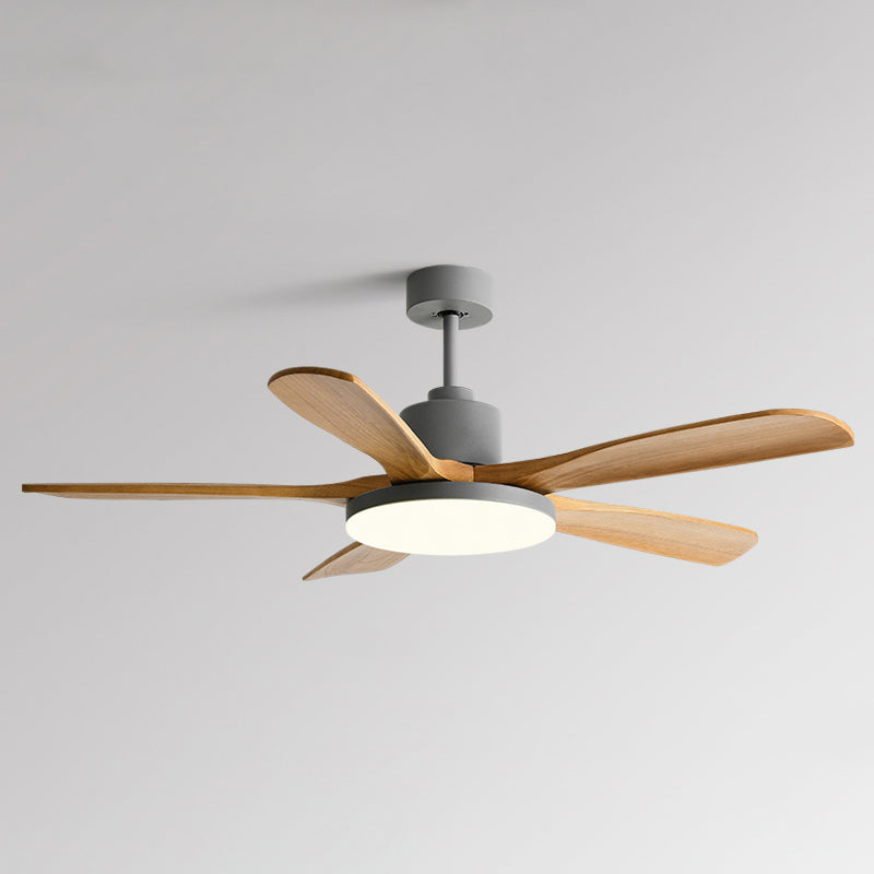 Metal Fan Shape Ceiling Fan Kid Style Single Light Ceiling Mount Fans Fixture