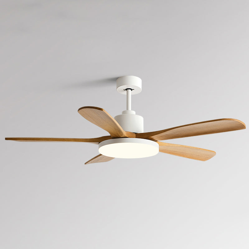 Metal Fan Shape Ceiling Fan Kid Style Single Light Ceiling Mount Fans Fixture