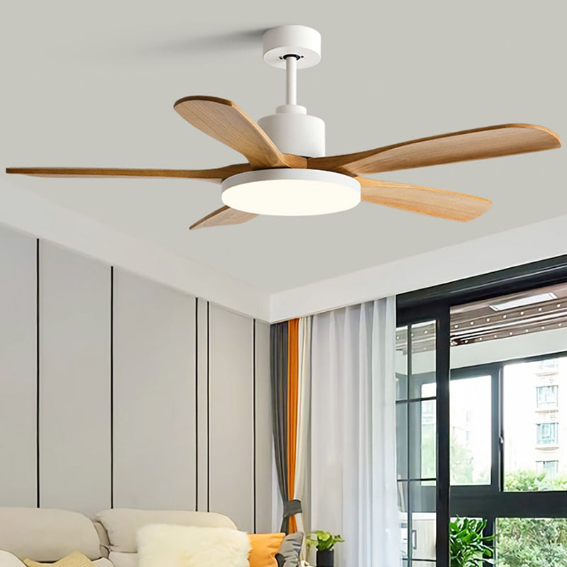 Metal Fan Shape Ceiling Fan Kid Style Single Light Ceiling Mount Fans Fixture