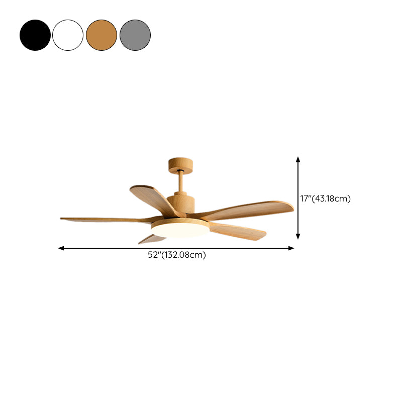 Metal Fan Shape Ceiling Fan Kid Style Single Light Ceiling Mount Fans Fixture