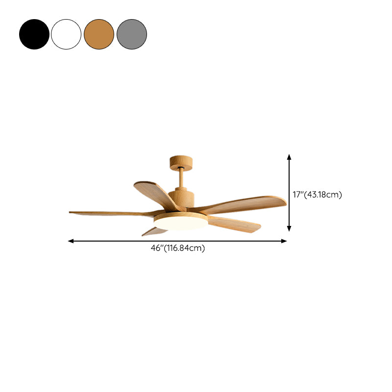 Metal Fan Shape Ceiling Fan Kid Style Single Light Ceiling Mount Fans Fixture