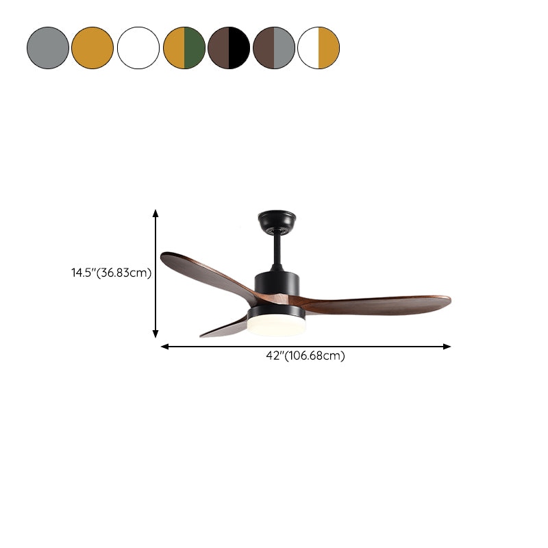 Fan Shape Metal Ceiling Fan Kid Style 1 Light Ceiling Mount Fans Fixtures for Living Room