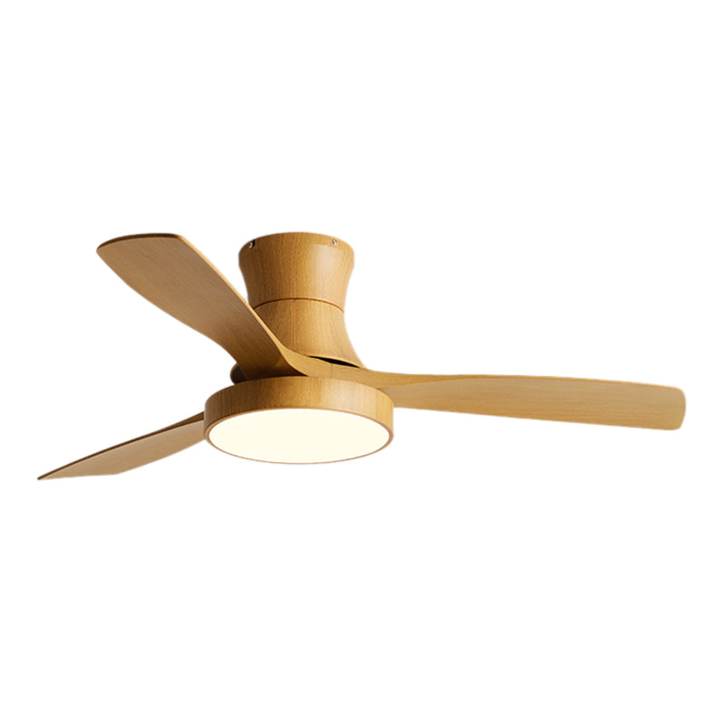 Fan Shape Metal Ceiling Fan Kid Style 1 Light Ceiling Mount Fans Fixture for Bedroom