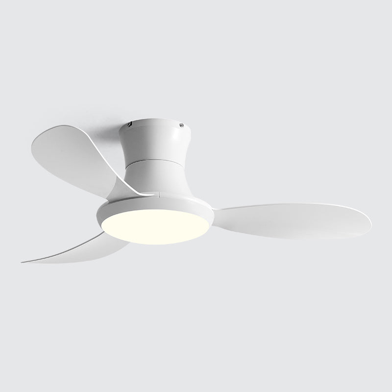 Metal Fan Shape Ceiling Fan Kid Style 1-Light Ceiling Mount Fans Fixtures