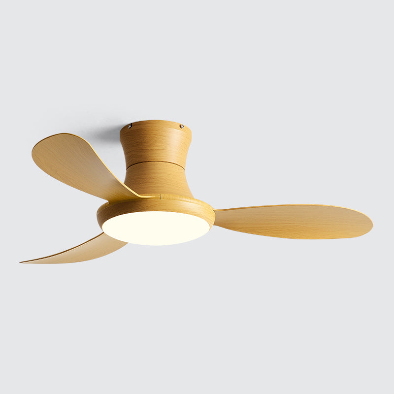 Metal Fan Shape Ceiling Fan Kid Style 1-Light Ceiling Mount Fans Fixtures