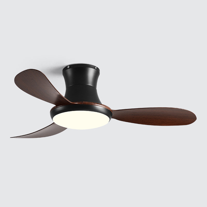 Metal Fan Shape Ceiling Fan Kid Style 1-Light Ceiling Mount Fans Fixtures