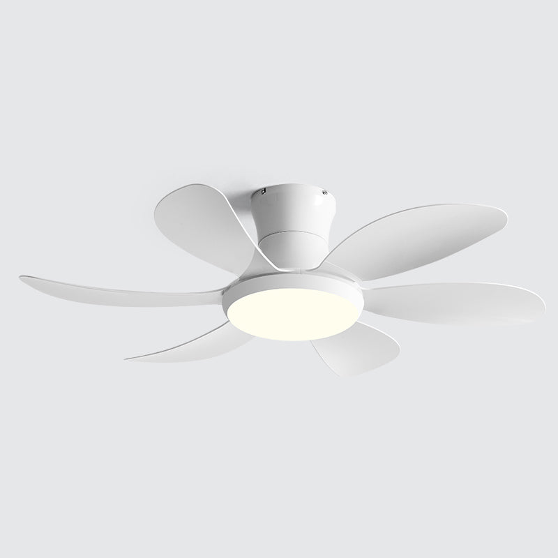 Metal Fan Shape Ceiling Fan Kid Style 1-Light Ceiling Mount Fans Fixtures