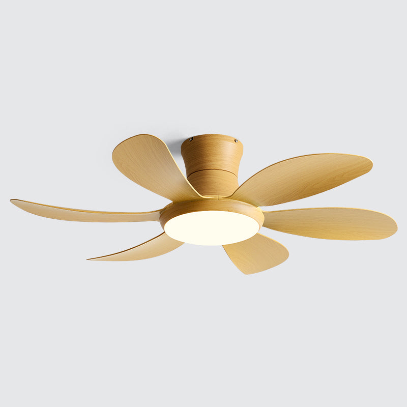 Metal Fan Shape Ceiling Fan Kid Style 1-Light Ceiling Mount Fans Fixtures