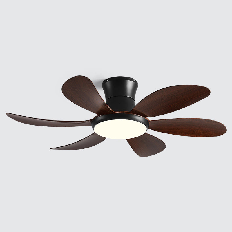 Metal Fan Shape Ceiling Fan Kid Style 1-Light Ceiling Mount Fans Fixtures