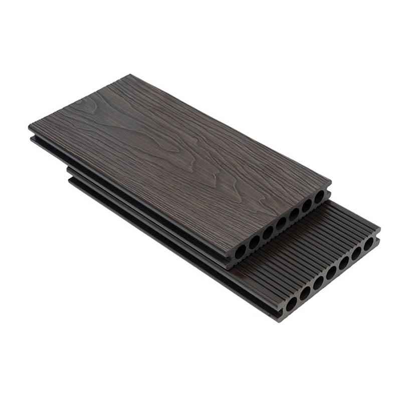 Composite Deck Plank Interlocking Patio Flooring Tiles with Slip Resistant