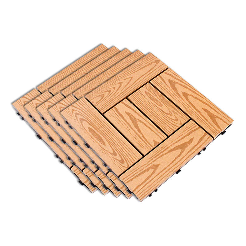 Composite Deck Flooring Tiles Interlocking Patio Flooring Tiles with Fire Resistant