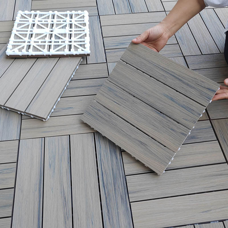 Outdoor Deck Flooring Tiles Composite Waterproof Patio Flooring Tiles