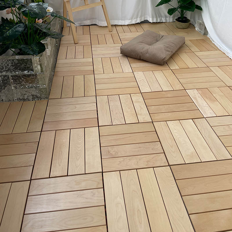 Solid Wood Deck Flooring Tiles Interlocking Deck Flooring Tiles