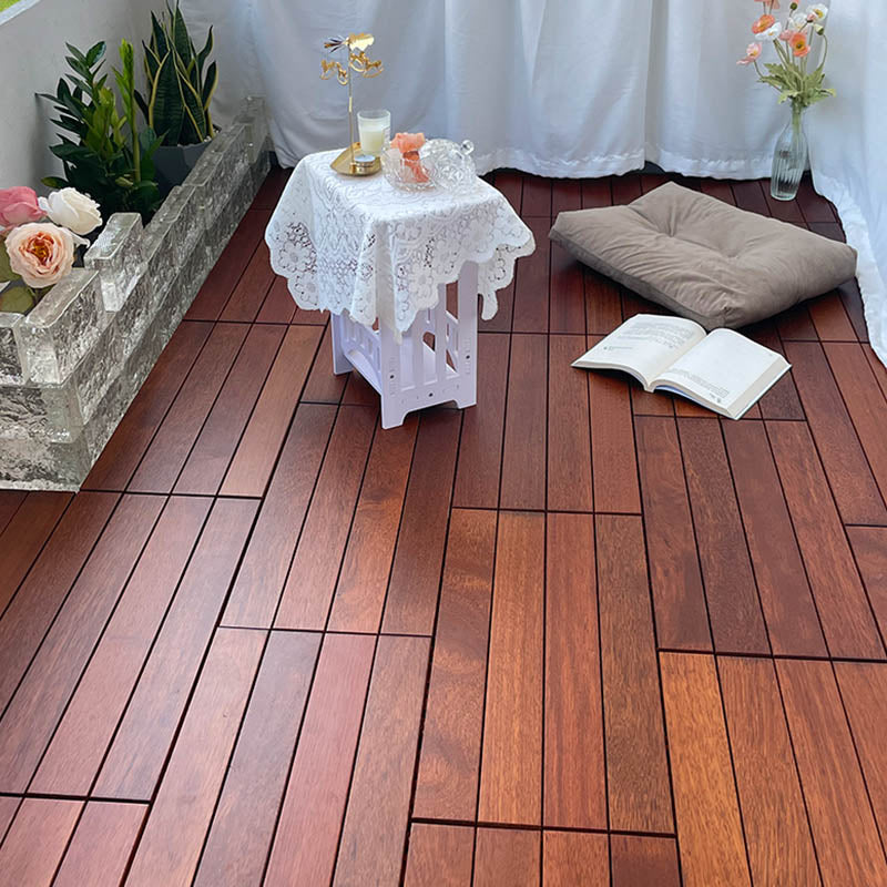 Solid Wood Deck Flooring Tiles Interlocking Deck Flooring Tiles