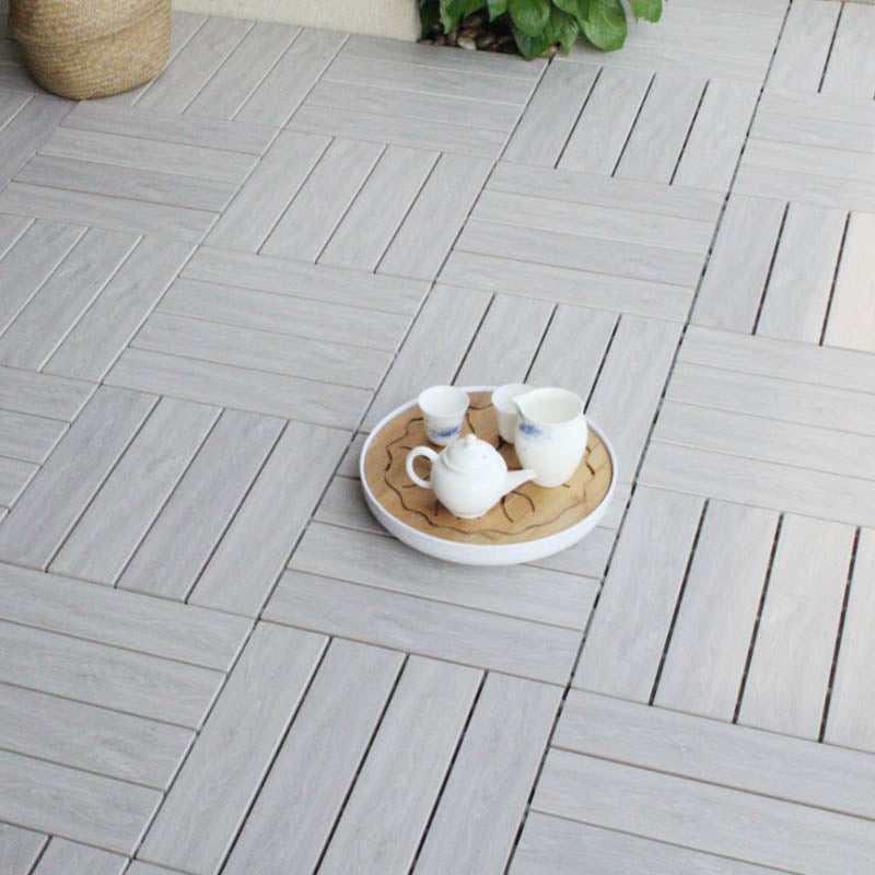 Composite Patio Flooring Tiles Waterproof Interlocking Patio Flooring Tiles