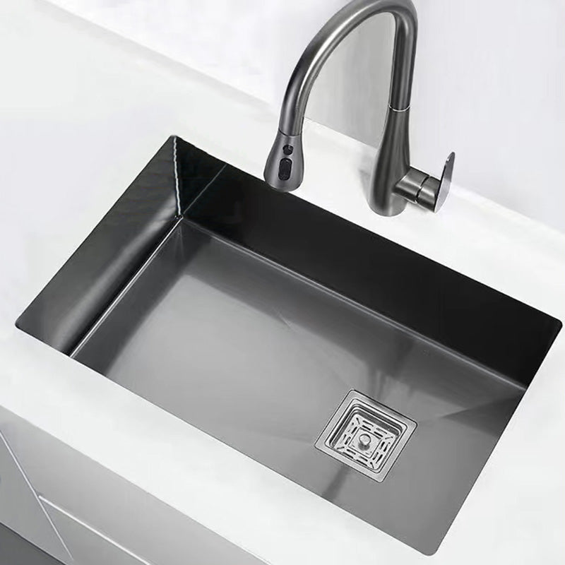 Stainless Steel Kitchen Sink Overflow Hole Design Kitchen Sink with Soundproofing