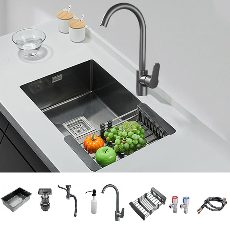 Stainless Steel Kitchen Sink Overflow Hole Design Kitchen Sink with Soundproofing