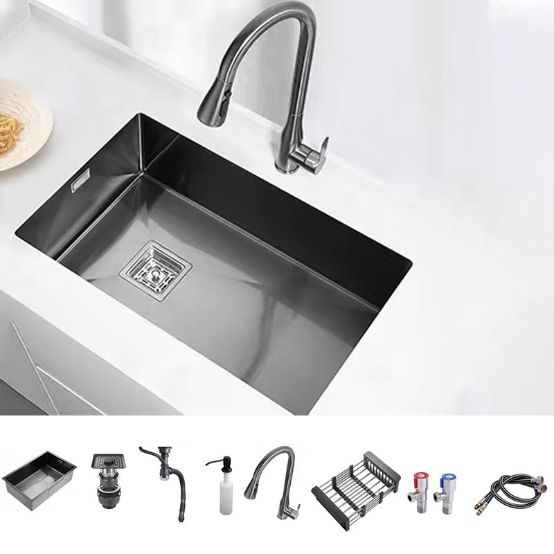 Stainless Steel Kitchen Sink Overflow Hole Design Kitchen Sink with Soundproofing