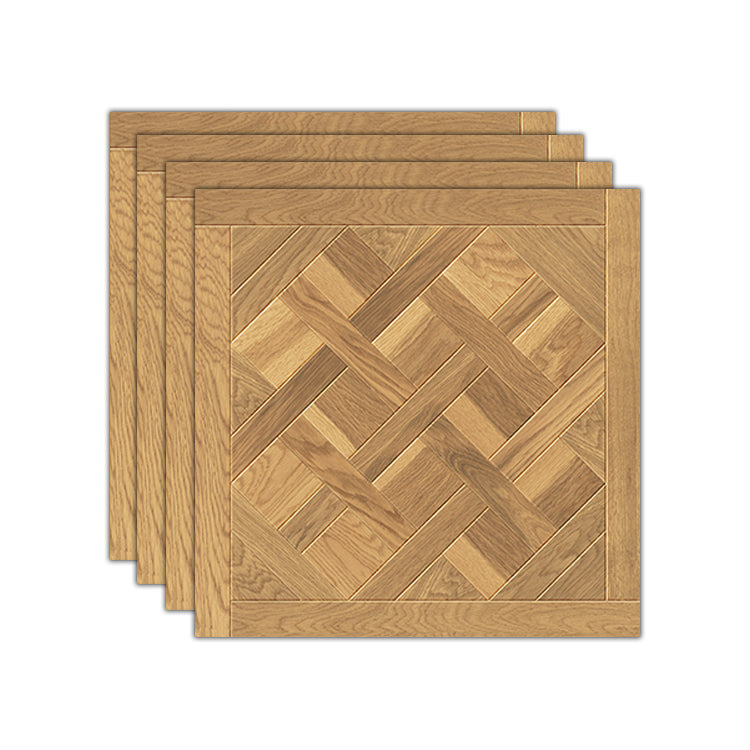 Wooden Geometry Floor and Wall Tile Modern Wood Texture Square Tile