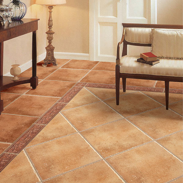 Tradition Square Floor and Wall Tile Plain Frosted Porcelain Tile