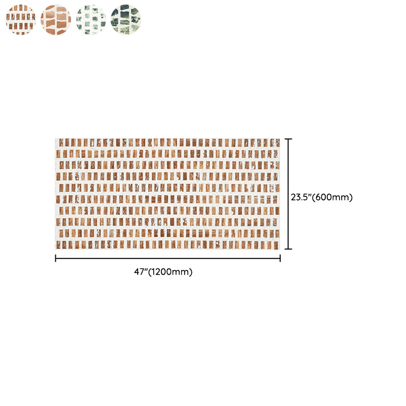 Vintage Pattern Wall Tiles Natural Stone Ceramic Rectangular Lattice Tiles