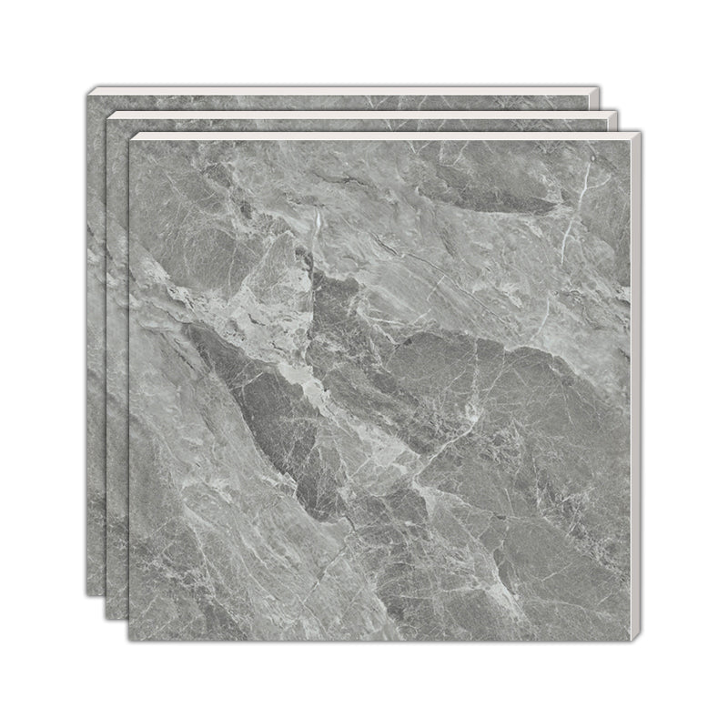 Contemporary Square Tile Marble Pattern Polished Porcelain Wall & Floor Tile