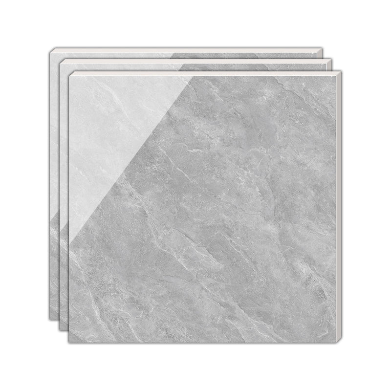 Contemporary Square Tile Marble Pattern Polished Porcelain Wall & Floor Tile