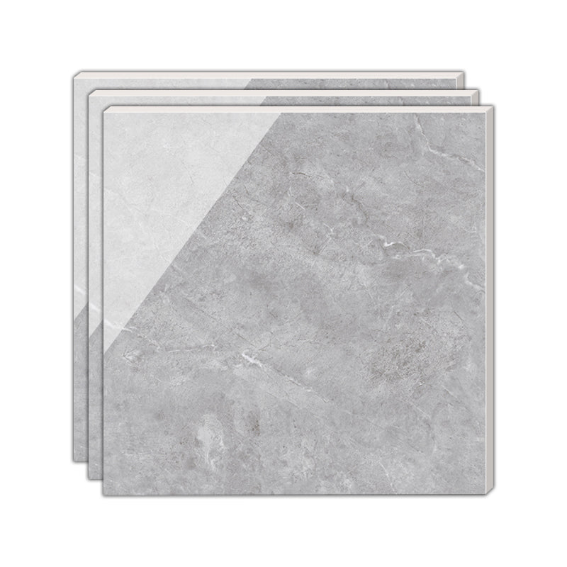 Contemporary Square Tile Marble Pattern Polished Porcelain Wall & Floor Tile