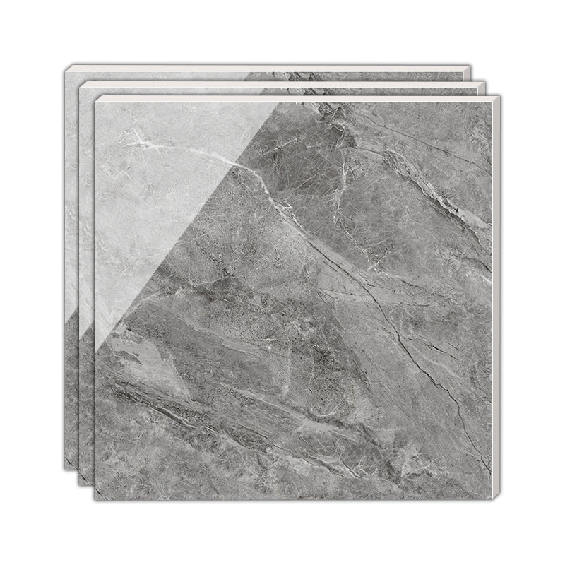 Contemporary Square Tile Marble Pattern Polished Porcelain Wall & Floor Tile